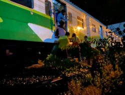 Diduga Rem Blong Kereta Tidak Berhenti di Stasiun Sidoarjo 