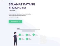 Website Desa Bojonegoro Mandek, Anggaran Transparansi Publik Diduga Mubazir