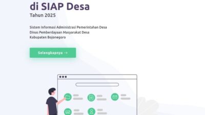 Website Desa Bojonegoro Mandek, Anggaran Transparansi Publik Diduga Mubazir