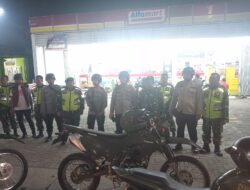 Wujudkan Kamtibmas Kondusif di Kecamatan Krembung dengan Patroli Bersama