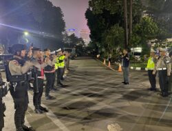 Jaga Jakarta Polda Metro Jaya Gelar Patroli Malam Gabungan.
