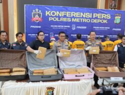 Polres Metro Depok Ungkap Kasus Ganja 78 Kilogram, Enam Tersangka Diamankan