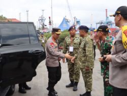 Pengamanan Kunjungan Presiden RI Prabowo Subianto Tinjau Kekuatan Maritim TNI AL dan Anugerahkan Kenaikan Pangkat di Mako Kolinlamil Jakarta”