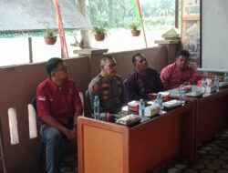Kapolsek Benai IPDA Hainur Rasyid hadiri Kegiatan sosialisasi dan penyuluhan narkoba, di desa Pulau lancang