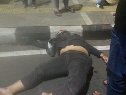 Laka Tunggal Seorang Pria Gemuk Ngantuk Berat. Mengalami Luka Pendarahan 