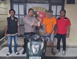 Gerak Cepat Polres Gresik, Polsek Cemre Tangkap Pelaku Curanmor Beserta Barang Bukti 