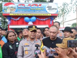 Kapolres Metro Tangerang Kota Lounching Ojol Mart, Jhon LBF Siap Sumbang 10 Titik6 di Wilayah Polres Metro Tangerang Kota