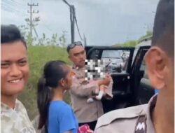 Gerak Cepat Polres Gresik Tangani Laporan Dugaan Bayi Dibuang, Terungkap Hanya Salah Paham Rumah Tangga di pinggir jalan