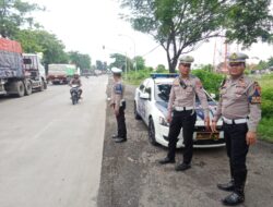 Sat Lantas Polres Gresik Masif Patroli, Fokus Cegah Kecelakaan di Jalur Duduk Sampeyan