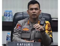 Jelang Natal dan Tahun Baru .Kapolres Indragiri Hulu AKBP Fahrian Saleh Siregar saat beri pesan terkait nataru.