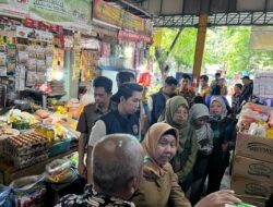 Satgas Pangan Polres Gresik Turun Langsung ke Pasar, Jamin Harga Bahan Pokok Tetap Aman