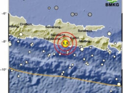 Gempa M 5,5 Guncang Pacitan Pagi Ini, Tak Berpotensi Tsunami