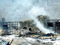 Tandon Solar PT Jaya Etika Beton Terbakar, Pelaksana Proyek Waduk Pacal Bojonegoro Ini Legalitas BBM Dipertanyakan