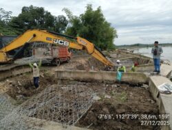 Menghadapi Dinamika Alam Bengawan Solo, PU SDA dan Kontraktor Susun Perbaikan Lanjutan