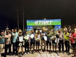 Kapolres Kuansing Gelar Fun Night Run Green Policing Salurkan Energi Anak Muda Menuju Hal Positif