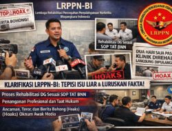 Tepis Isu Liar, LRPPN-BI Pastikan Rehabilitasi Pasien DG Sesuai SOP TAT BNN dan Masih Berjalan