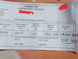 IURAN AIR BERSIH FANTASTIS, WARGA DESA KADEMUNGAN TUNTUT TRANSPARANSI BUMDES