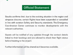 Saudia Airlines Hentikan Penerbangan di Sejumlah Rute, Ini Dampaknya