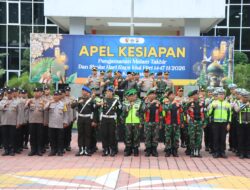 Kapolres Gresik Pimpin Apel Pengamanan Idulfitri 2026, Ajak Warga Takbiran di Masjid
