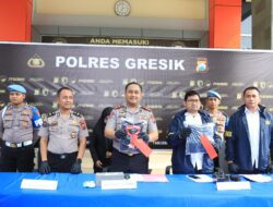 Polres Gresik Ungkap Kasus Korban pencabulan Usai Pulang Mengaji