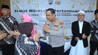 Perkuat Sinergitas, Kapolres Gresik Silaturahmi Bersama Keluarga Besar PP Polri