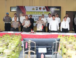 Polresta Sidoarjo Ungkap Sindikat Elpiji Oplosan di Rumah Kontrakan