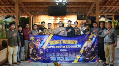 Komitmen Jaga Kondusifitas Kamtibmas, Kapolresta Sidoarjo Ngopi Bareng Mahasiswa