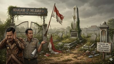 Aliansi Madura Indonesia Kecam Sikap Cuek Bupati dan Dinas PUPR Bangkalan Soal Makam Pahlawan yang Terbengkalai