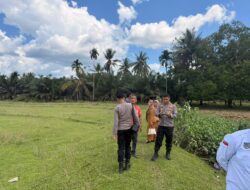 Kapolsek Cerenti Cek Lahan 6 Hektare untuk Dukung Ketahanan Pangan Nasional