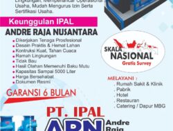 PT IPAL Andre Raja Nusantara Hadirkan Pengolahan Limbah Modern 