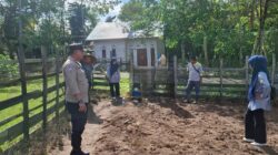POLSEK BENAI LAKUKAN KOORDINASI RENCANA PENANAMAN JAGUNG PIPIL DI DESA SIMANDOLAK