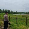 Bhabinkamtibmas Polsek Benai Cek Lokasi Penanaman Jagung Pipil di Desa Benai Kecil