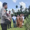 Dukung Program Ketahanan Pangan, Polsek Cerenti Tinjau Kesiapan Lahan 6 Hektar di Desa Pulau Bayur