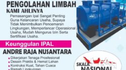 PT Andre Raja Nusantara Hadirkan Pemasangan IPAL Berstandar Operasional Modern 