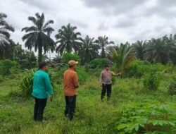 Polsek Benai Koordinasi Persiapan Penanaman Jagung Pipil di Desa Geringging Baru, Dukung Program Ketahanan Pangan