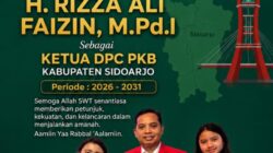 Dokter Rakyat Andre Yulius dan Keluarga Sampaikan Ucapan Selamat kepada H. Rizza Ali Faizin atas Terpilihnya sebagai Ketua DPC PKB Sidoarjo