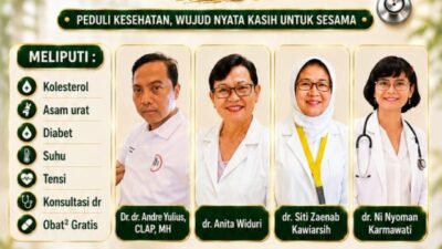 YKAB Peduli Gelar Bakti Sosial Medical Check Up Gratis 