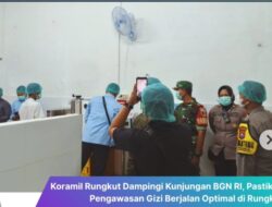 Koramil Rungkut Dampingi Kunjungan BGN RI, Pastikan Pengawasan Gizi Berjalan Optimal di Rungkut